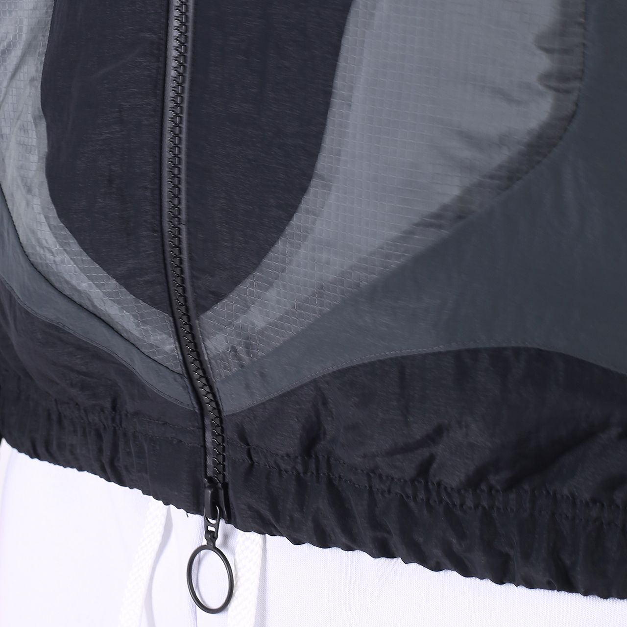 мужская серая куртка Jordan x Off-white Woven Jacket CV0550-010 - цена, описание, фото 4